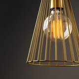Opviq lights Viseća svjetiljka u zlatnoj boji s metalnim sjenilom ø 20 cm Mezopotamya – | shoptok.hr