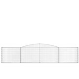  Lučne gabionske košare 6 kom 400x30x80/100 cm pocinčano željezo | shoptok.hr