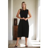 Dewberry E4385 Womens Long Dress-BLACK Cijene