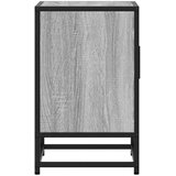  Noćni ormarić Sivi Sonoma 40x31x50 cm Konstruirano drvo i metal | Eponuda.ba