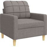 vidaXL 3-dijelni set sofa s ukrasnim jastucima smeđesivi od tkanine | shoptok.hr