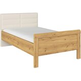 Novel POSTELJA 100 cm x 200 cm , tekstil, leseni material barve hrasta, barve šampanjca Cene