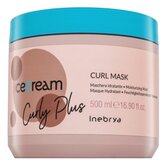 Inebrya Ice Cream Curly Plus Curl Mask učvršćujuća maska protiv kovrdžanja kose 500 ml | shoptok.hr