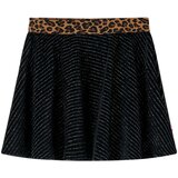  Dječja suknja s uzorkom leoparda na pojasu crna 116 | shoptok.hr