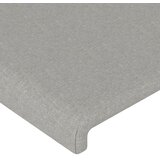  LED uzglavlje svjetlosivo 183x16x78/88 cm od tkanine | shoptok.hr