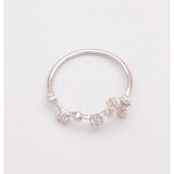 Fenzy srebrn prstan z okrasnimi diamanti, Art498 - škorpijon, srebrna barva | Shoptok.si