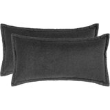  Presvlaka za jastuk 2 pcs HOUTEN Tamnosiva 40 x 80 cm Bouclé | shoptok.hr