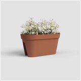 Artevasi Viseče cvetlično korito za ograjo iz reciklirane plastike 60 cm Capri – | Shoptok.si