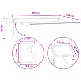  zlačivna tenda s LED diodama Pijesak | shoptok.hr