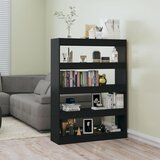 vidaXL Ormarić za knjige / sobna pregrada crni 100 x 30 x 135 cm Cijene