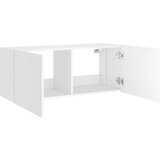  Zidni TV ormarić s LED svjetlima bijeli 100 x 35 x 41 cm | shoptok.hr