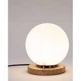 Kave Home Bela namizna svetilka s steklenim senčnikom (višina 22 cm) Malachi – | Shoptok.si
