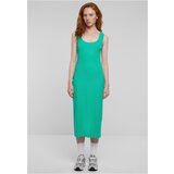 UC Ladies Women's Long Rib Dress - Green Cene