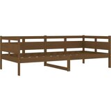  Dnevna postelja medeno rjava trdna borovina 90x200 cm, (20601205) | Shoptok.si