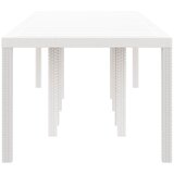  Stol za vrt Bijelo 300 x 100 x 73 cm poliratan | Eponuda.com