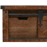  Konzolni stol od masivne jelovine 131 x 35,5 x 75 cm smeđi | Eponuda.com