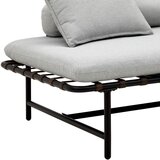 Bessagi Garden Vrtni Ležalnik Norah, Siva, Črna, Jeklo | Shoptok.si