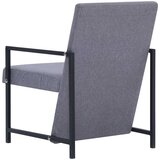  Fotelja od tkanine svjetlosiva | shoptok.hr
