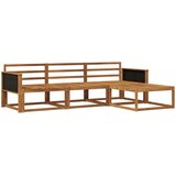  Set vanjskih sofa 4 kom. Prirodna Čvrsto drvo akacije | shoptok.hr