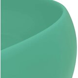  Luksuzni okrugli umivaonik mat svjetlozeleni 40x15 cm keramički | shoptok.hr