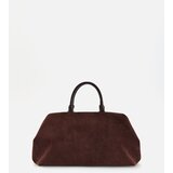 Reserved Torba shopper od umjetne brušene kože - tamnosmeđe Cijene