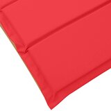  Ležaljka za sunčanje 2 pcs Crvena Čvrsto drvo akacije | shoptok.hr