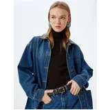 Koton Dark Indigo Women's Jacket