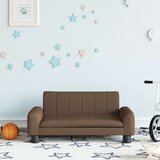 vidaXL Dječja fotelja smeđa 70 x 45 x 30 cm od tkanine | shoptok.hr