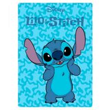 Disney Odeja iz flisa 100x140 Stitch blue, (21888235) Cene