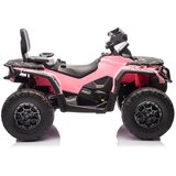 Quad Štirikolesnik na akumulator Can Am Outlander 4x4 DK-CA005 - dvosed - svetlo roza | Shoptok.si