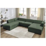 Bobochic Paris Zelena kutna garnitura (s lijevim kutom/u obliku slova "U") Megeve – | shoptok.hr