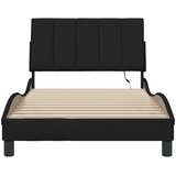  Okvir za krevet bez madraca Hanko crni 100x200 cm od tkanine | Eponuda.com