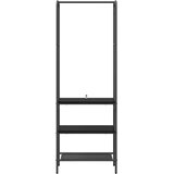  Stalak za odjeću Crni hrast 60 x 30 x 171 cm Konstruirano drvo | Eponuda.ba