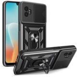 Onasi Silikonski ovitek Armor Ring z zaščito kamere za Samsung Galaxy Xcover 7 Pro - črn Cene
