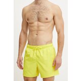 Lacoste Kopalke / Kopalne hlače SHORT SLEEVED RIBBED COLLAR Rumena | Shoptok.si