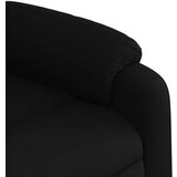  Naslonjač na podizanje od tkanine crni | shoptok.hr