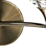  Där Lighting LUT0975 - Zidna lampa LUTHER 2xG9/40W/230V mesing | Eponuda.com