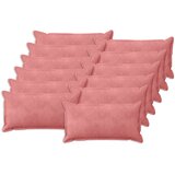  Presvlaka za jastuk 12 pcs HOUTEN Ružičasta 40 x 80 cm Baršun | shoptok.hr