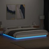  Okvir kreveta s LED svjetlima bijeli 180 x 200 cm drveni | Eponuda.ba