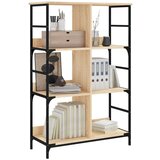  Polica za knjige boja hrasta 78 5x33x117 5 cm konstruirano drvo | shoptok.hr