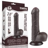 Lovetoy 2024 Dildo Lovetoy Sliding Skin Dual Layer Black 7'' | Shoptok.si