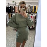 By o la la Khaki sweatshirt dress Cene