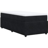  Box spring krevet s madracem crni 90x200 cm baršunasti | shoptok.hr