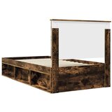  Konstrukcija postelje z vzglavjem Dimljeni oreh 100 x 200 cm, (5000103120) | Shoptok.si