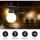 Aigostar LED spoljna dekorativna girlanda 10xLED/8m IP44 topla bela | Eponuda.com