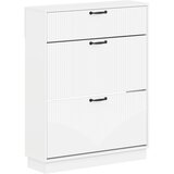  Ormar za cipele HOORN 78 x 24 x 100 cm Konstruirano drvo Bijela | shoptok.hr