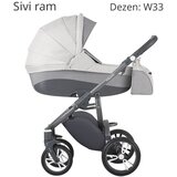 Bebetto holland kolica za bebe set 2u1 sivi ram - w33 BEBHOL2017-1603677011