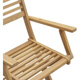  Zložljivi vrtni stoli 8 kosov 54,5x61,5x86,5 cm trdna akacija | Shoptok.si