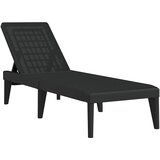  Ležaljka za sunčanje antracit 186 x 60 x 29 cm PP Antracitno siva | Shoptok.si