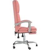 vidaXL Masažni pisarniški stol roza umetno usnje, (21378283) | Shoptok.si